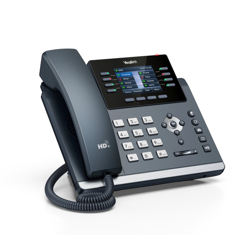 Yealink IP Phone - T44W - Desktop PoE 2.8'' Gigabit, USB, Expansion, Color Screen, Bluetooth & Wi-Fi