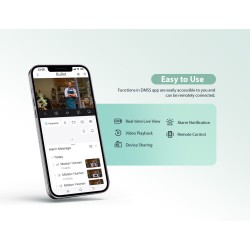 Dahua IP 5.0MP 4.0mm Wifi PT Dome Dual Illumination - SD-P5AE-PV - Dahua IP 5.0MP 4.0mm Wifi PT Dome Dual Illumination