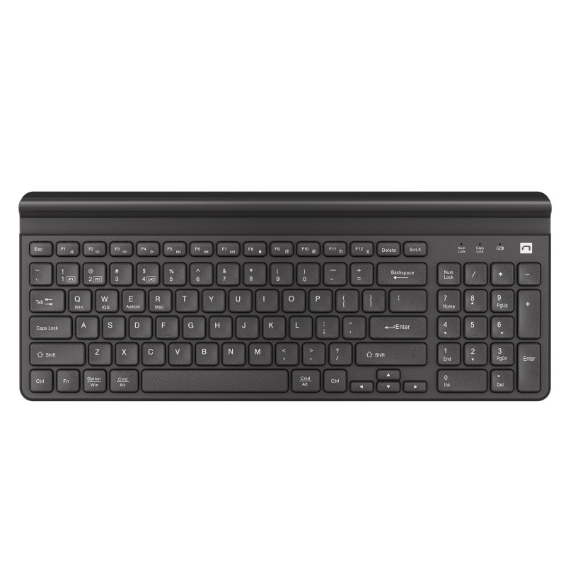 Natec FELIMARE Wireless Keyboard - 2.4GHz-BT - Phone Tablet Stand — Buy in Cyprus with Fast Delivery