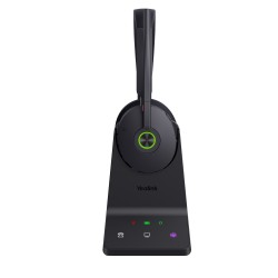 Yealink Headset Wireless Dual-Mode DECT Bluetooth 4-Mic NC - WH68 - with ANC & Basestation Teams