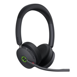 Yealink Headset Wireless Dual-Mode DECT Bluetooth 4-Mic NC - WH68 - with ANC & Basestation Teams