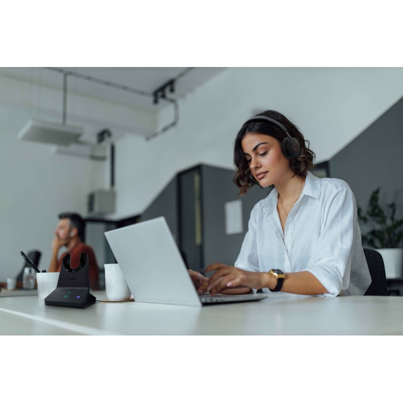 Yealink Headset Wireless Dual-Mode DECT Bluetooth 4-Mic NC - WH68 - with ANC & Basestation Teams