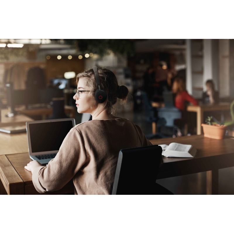 Yealink Headset Wireless Dual-Mode DECT Bluetooth 4-Mic NC - WH68 - with ANC & Basestation Teams