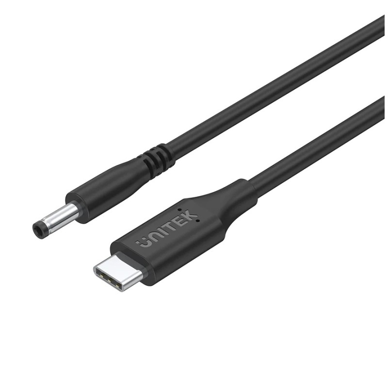 Unitek UCL USB-C to DC Cable - C14118BK - 1.8m 65W for Lenovo 4.0x1.7mm — Buy in Cyprus with Fast Delivery
