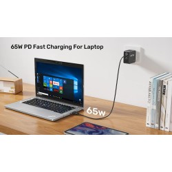 Unitek UCL USB-C to DC Cable - C14118BK - 1.8m 65W for Lenovo 4.0x1.7mm — Buy in Cyprus with Fast Delivery