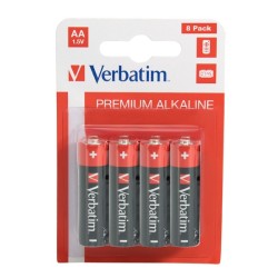 Verbatim Alkaline AA Batteries - Alkaline AA 8pcs — Buy in Cyprus with Fast Delivery