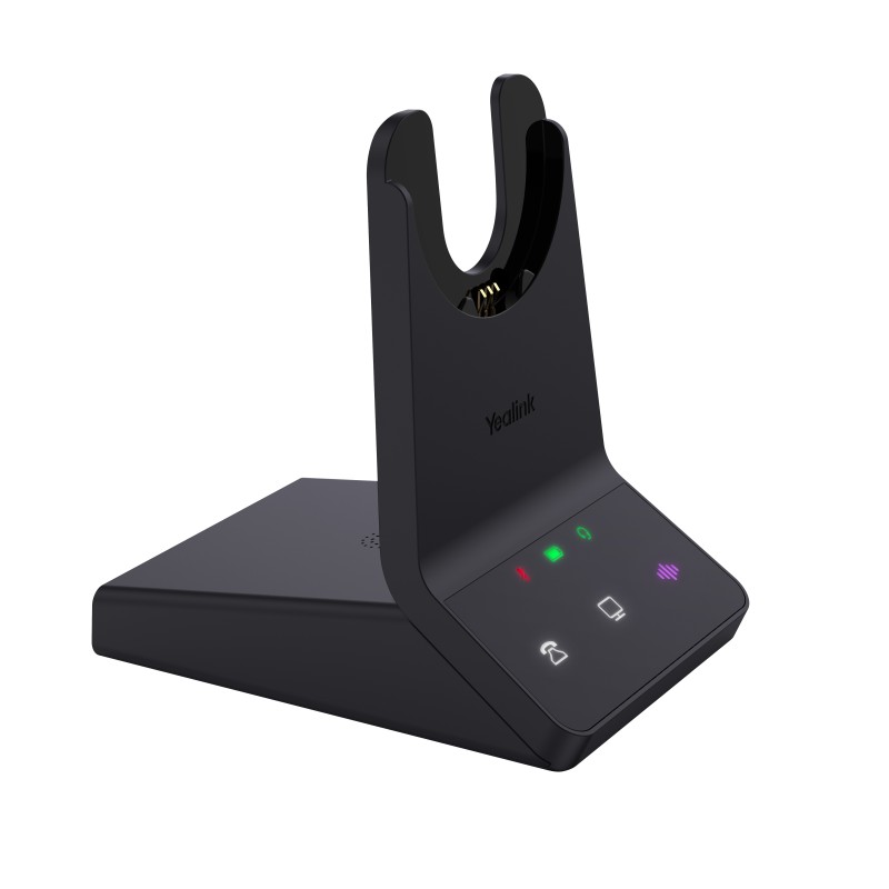 Yealink Headset Wireless Dual-Mode DECT Bluetooth 3-Mic NC with Basestation - WH64 - Teams — Buy in Cyprus with Fast Delivery