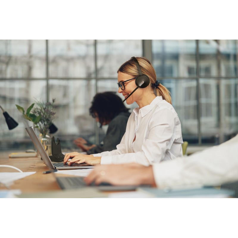 Yealink Headset Wireless Dual-Mode DECT Bluetooth 3-Mic NC with Basestation - WH64 - Teams — Buy in Cyprus with Fast Delivery