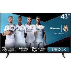 Hisense TV - 43A6N - 43'' 4K Smart LED TV Dolby — Buy in Cyprus with Fast Delivery
