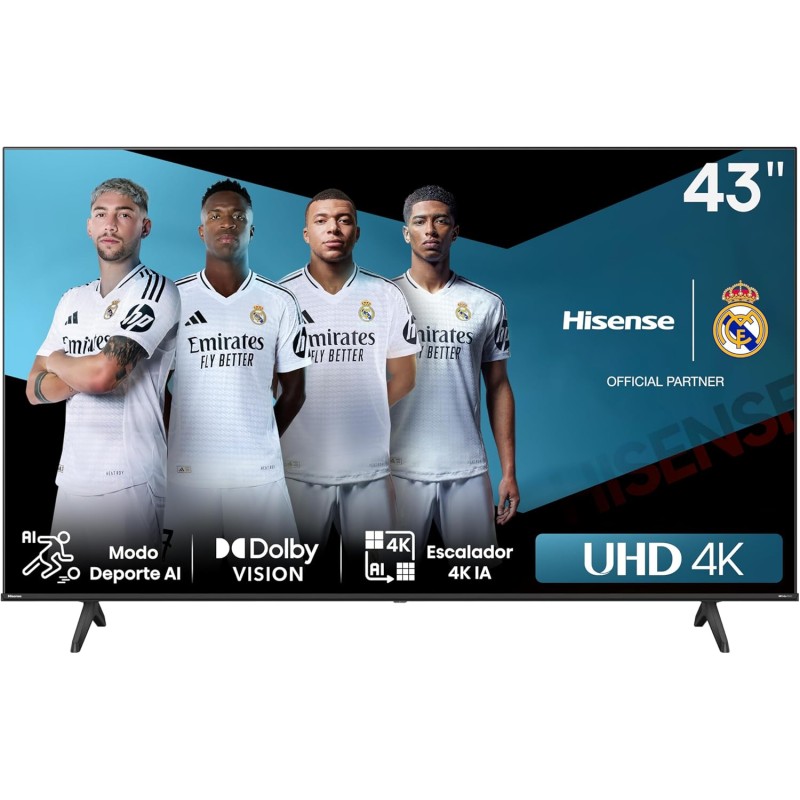 Hisense TV - 43A6N - 43'' 4K Smart LED TV Dolby — Buy in Cyprus with Fast Delivery