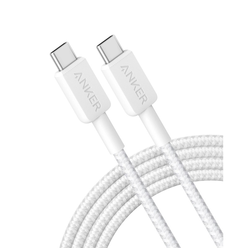 Anker Mobile Cable USB C to USB C - 322 - 0.9m White — Buy in Cyprus with Fast Delivery