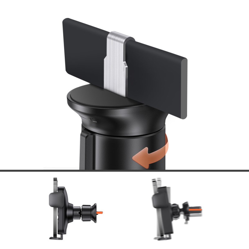 Baseus Wisdom Auto Alignment Car Mount Wireless Charger Qi 15W - Auto Alignment — Buy in Cyprus with Fast Delivery