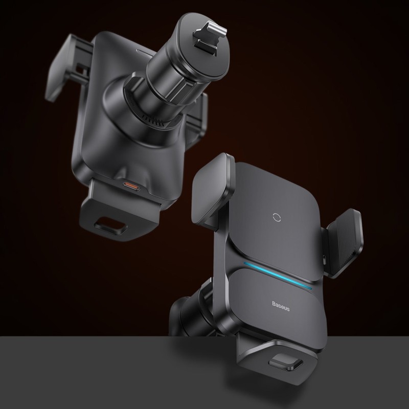 Baseus Wisdom Auto Alignment Car Mount Wireless Charger Qi 15W - Auto Alignment — Buy in Cyprus with Fast Delivery