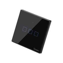 Sonoff WiFi Smart Wall Touch Switch Black - T3 UK 3C - Black — Buy in Cyprus with Fast Delivery