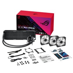ASUS CPU Liquid Cooler - LC II 360 ARGB - ROG STRIX, 3xFans — Buy in Cyprus with Fast Delivery