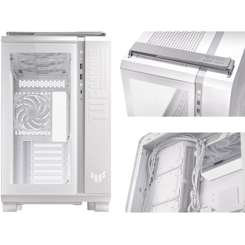 ASUS Gaming Case - GT502 PLUS - Full ATX TG 4xARGB Fans White — Buy in Cyprus with Fast Delivery