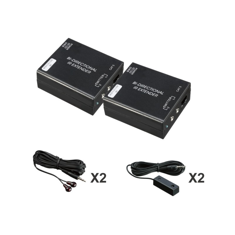 DigitMX BiDirectional IR Extender Kit over CAT5 - DMX-IREXT1 - BiDirectional IR Extender Kit over CAT5