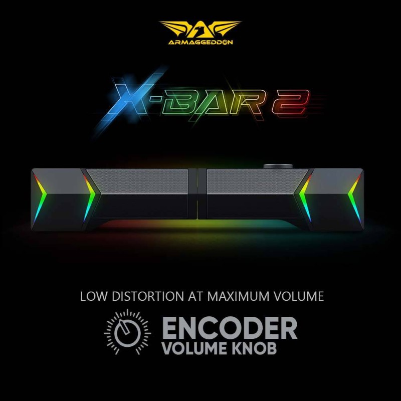 Armaggeddon SoundBar - X-Bar 2 - Detachable Gaming Stereo SoundBar — Buy in Cyprus with Fast Delivery