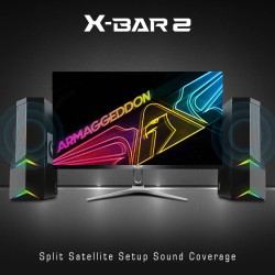 Armaggeddon SoundBar - X-Bar 2 - Detachable Gaming Stereo SoundBar — Buy in Cyprus with Fast Delivery