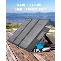 Anker Portable & Foldable Solar Panel - 24W, 3x USB-A Ports — Buy in Cyprus with Fast Delivery