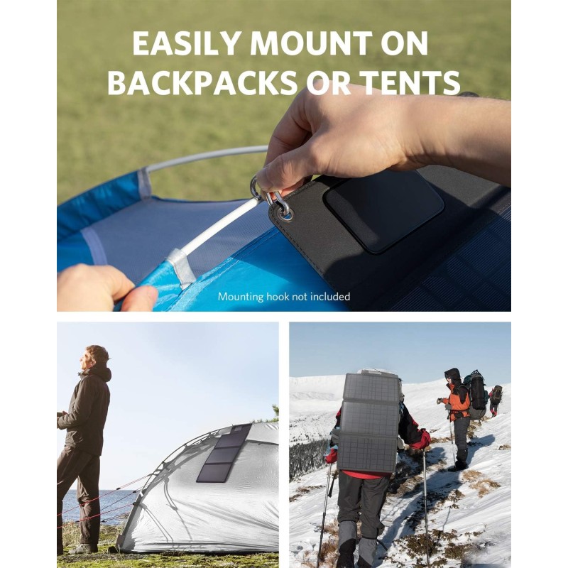 Anker Portable & Foldable Solar Panel - 24W, 3x USB-A Ports — Buy in Cyprus with Fast Delivery