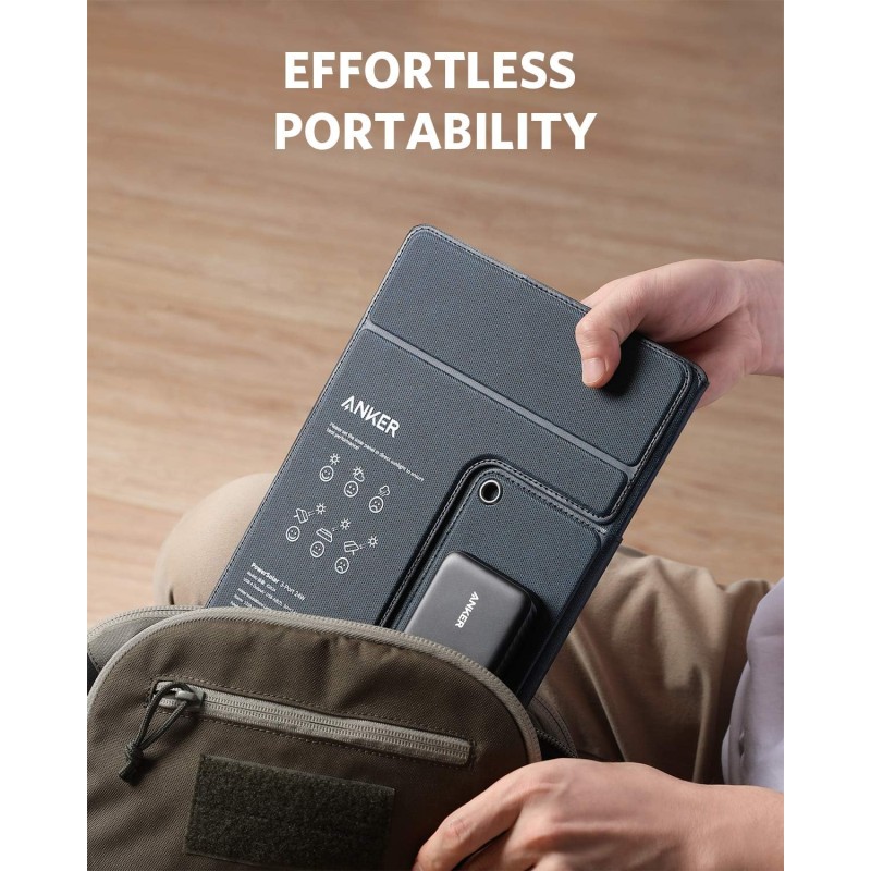 Anker Portable & Foldable Solar Panel - 24W, 3x USB-A Ports — Buy in Cyprus with Fast Delivery