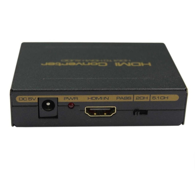 DigitMX HDMI to HDMI+Audio (SPDIF+2RCA) Converter - DMX-CHHS2 - HDMI to HDMI+Audio (SPDIF+2RCA) Converter