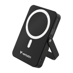 Verbatim Powerbank - 32264 - Wireless Magnetic 10000 with Stand Black — Buy in Cyprus with Fast Delivery