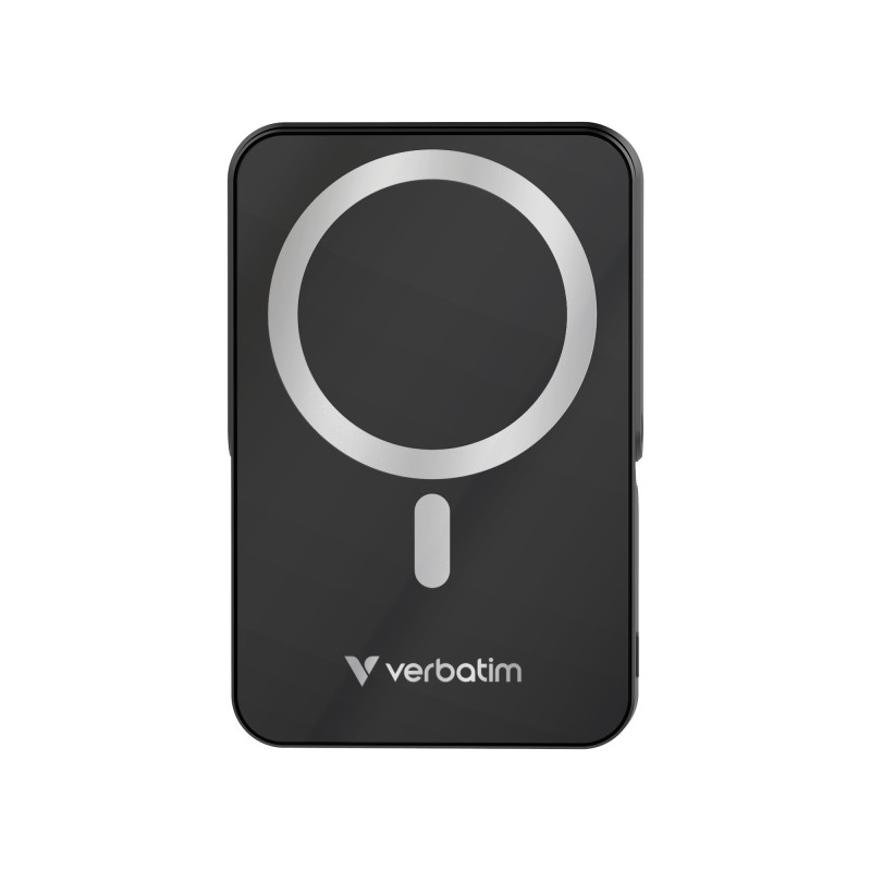 Verbatim Powerbank - 32264 - Wireless Magnetic 10000 with Stand Black — Buy in Cyprus with Fast Delivery