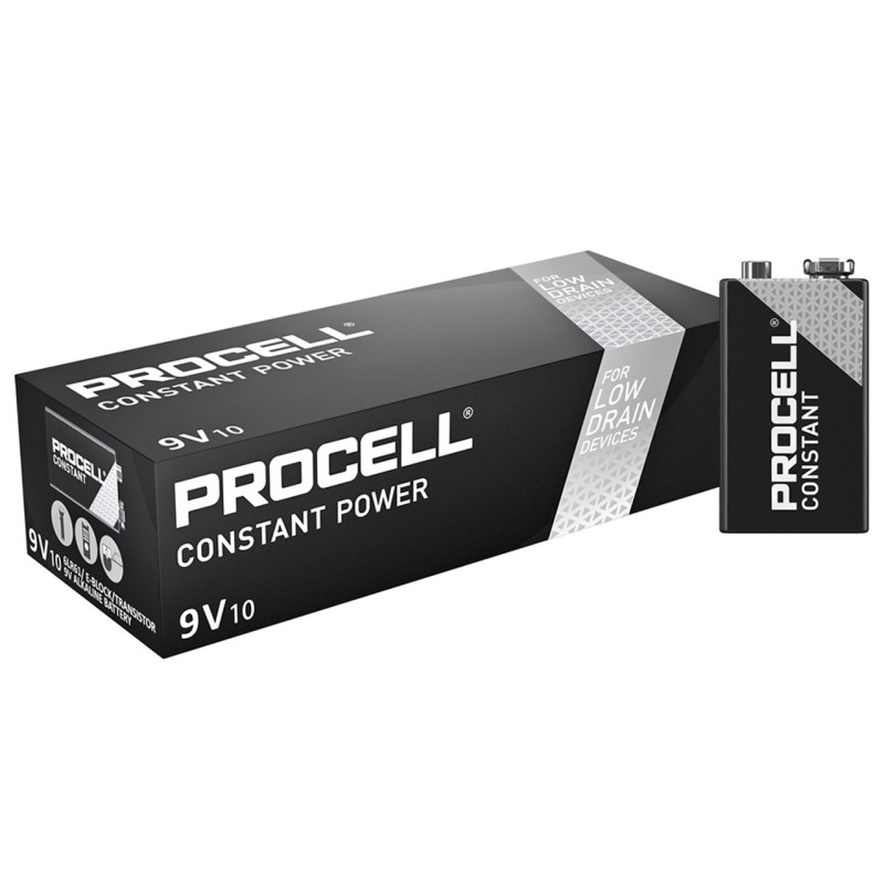 Duracell Procell Industrial Batteries - 9V - Box of 10pcs — Buy in Cyprus with Fast Delivery