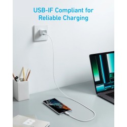 Anker Mobile Cable USB-C to USB-C - 322 - 1.8m White — Buy in Cyprus with Fast Delivery