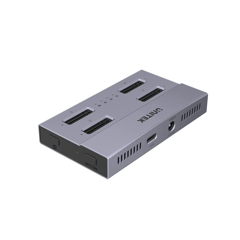 Unitek HDK USB4 4-Bay M.2 SSD Docking Station - S1243B - Offline Clone — Buy in Cyprus with Fast Delivery