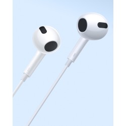 Baseus Headphones In Ear Wired 3.5mm - H17 - White — Buy in Cyprus with Fast Delivery