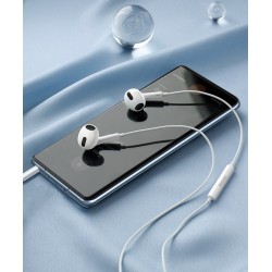 Baseus Headphones In Ear Wired 3.5mm - H17 - White — Buy in Cyprus with Fast Delivery