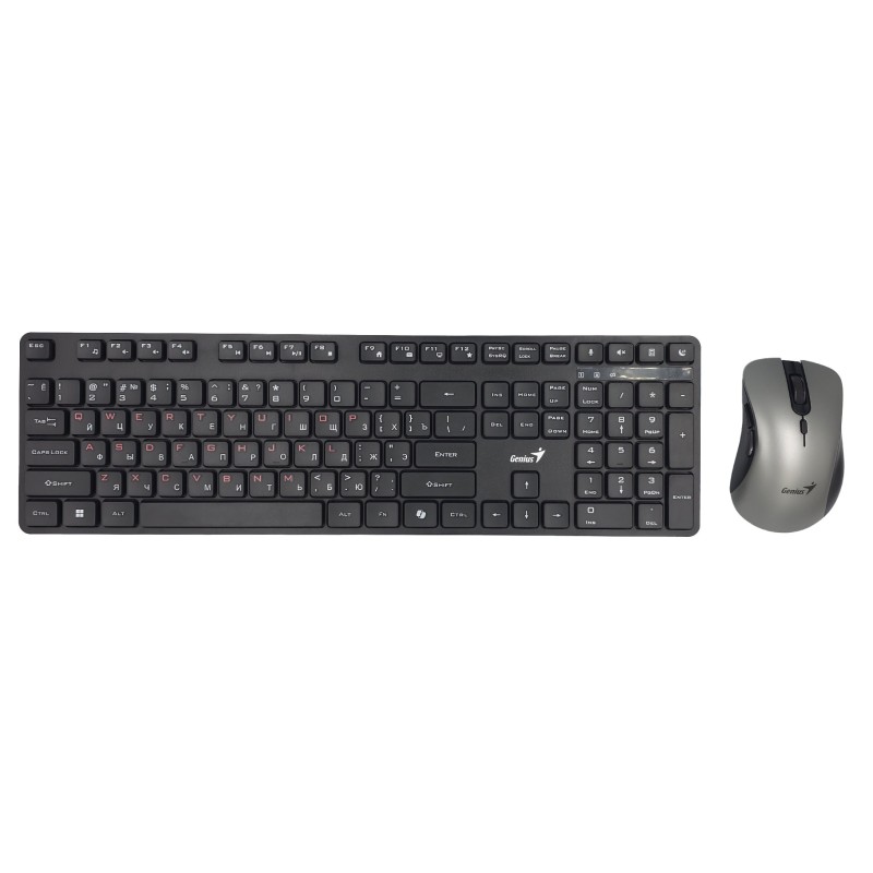 Genius Keyboard-Mouse Set - KM-8216S - Wireless AI+Voice Typing Russian — Buy in Cyprus with Fast Delivery