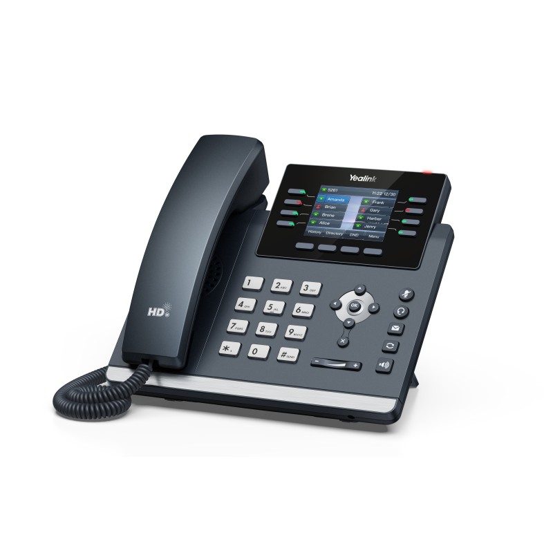 Yealink IP Phone Desktop PoE 2.8'' Gigabit, USB, Expansion & Color Screen - T44U — Buy in Cyprus with Fast Delivery