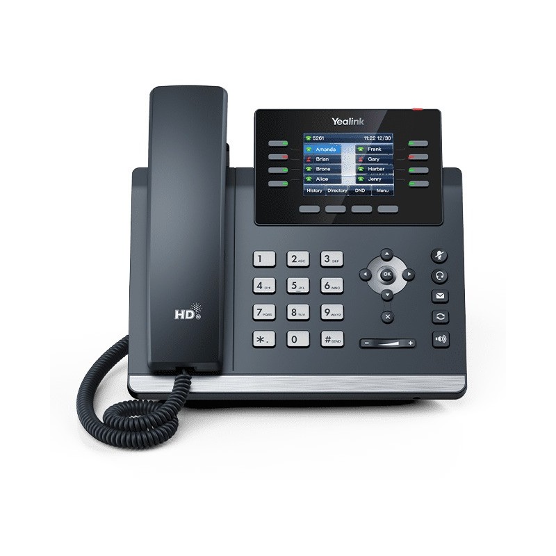 Yealink IP Phone Desktop PoE 2.8'' Gigabit, USB, Expansion & Color Screen - T44U — Buy in Cyprus with Fast Delivery