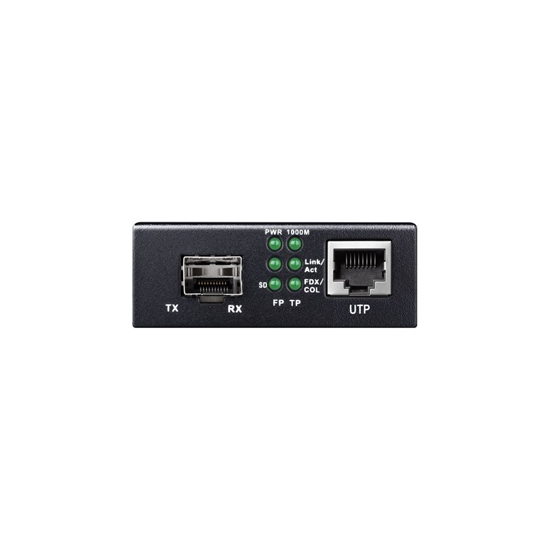 Cudy Fiber Media Converter SFP Slot to Gigabit Ethernet RJ45 with PoE - MC220P - SFP Slot to Gigabit Ethernet RJ45 with PoE