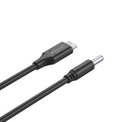 Unitek UCL USB-C to DC Cable 1.8m 65W for HP 4.5x3.0mm - C14117BK - 1.8m 65W for HP 4.5x3.0mm