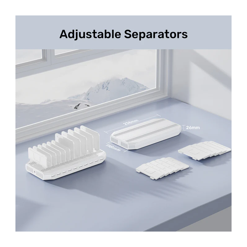 Unitek Charge Station 60W 10-Port 10x2.4A - Y-2190D - 60W 10-Port 10x2.4A — Buy in Cyprus with Fast Delivery