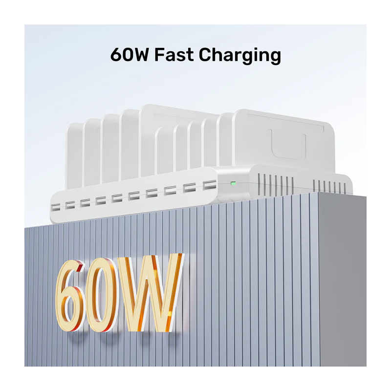 Unitek Charge Station 60W 10-Port 10x2.4A - Y-2190D - 60W 10-Port 10x2.4A — Buy in Cyprus with Fast Delivery