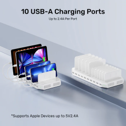 Unitek Charge Station 60W 10-Port 10x2.4A - Y-2190D - 60W 10-Port 10x2.4A — Buy in Cyprus with Fast Delivery