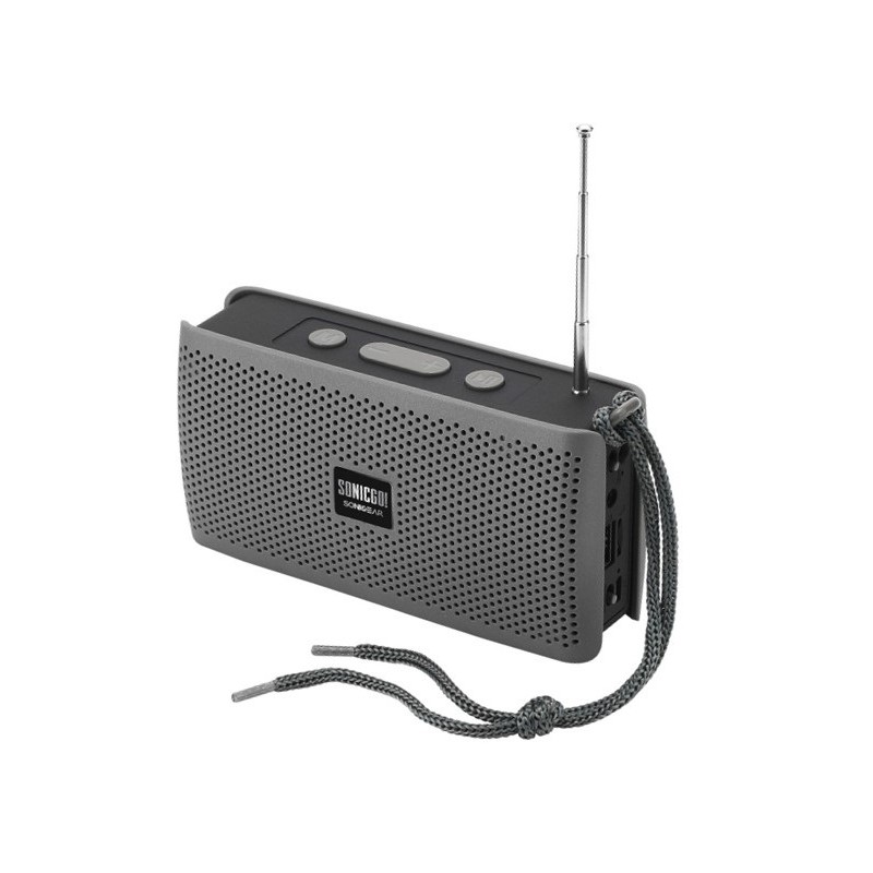 SonicGear SONICGO! - RDO30-X - Portable BT FM USB Speaker Gray — Buy in Cyprus with Fast Delivery