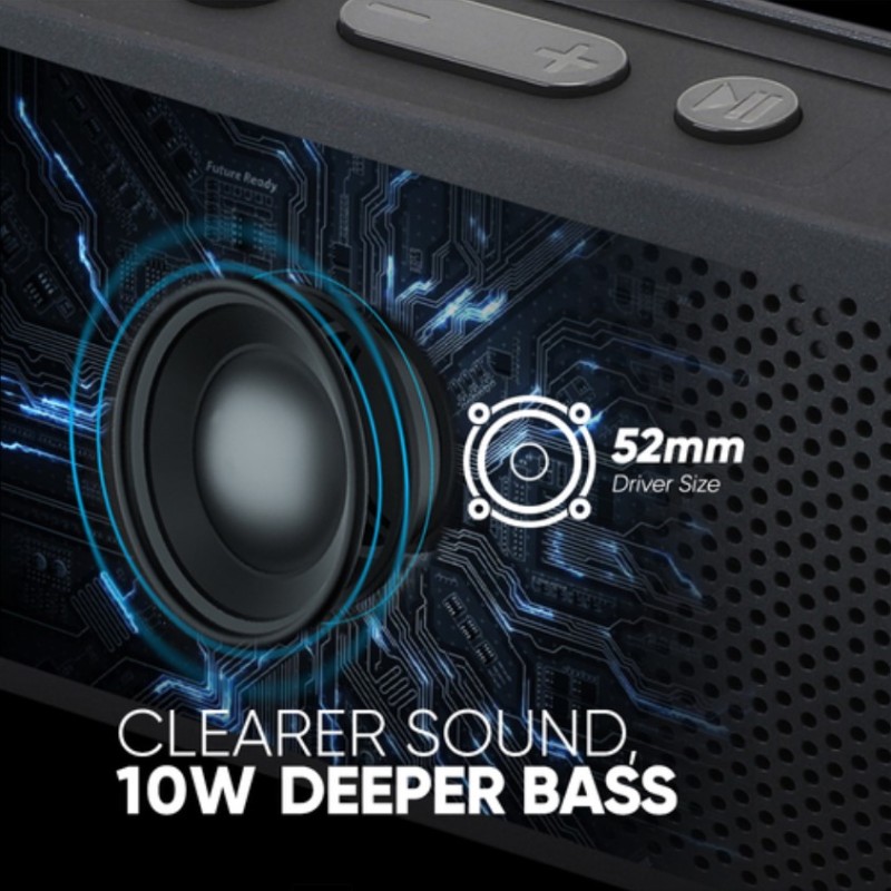 SonicGear SONICGO! - RDO30-X - Portable BT FM USB Speaker Gray — Buy in Cyprus with Fast Delivery