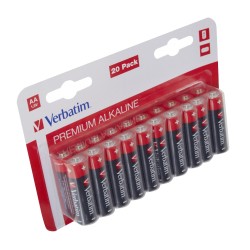 Verbatim AA Batteries - Alkaline - 20pcs — Buy in Cyprus with Fast Delivery