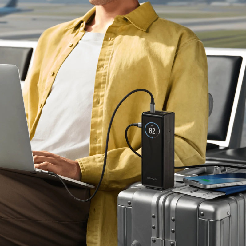 EcoFlow Charge Powerbank RAPID - 25000mAh 170W Black — Buy in Cyprus with Fast Delivery