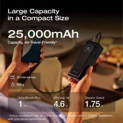 EcoFlow Charge Powerbank RAPID - 25000mAh 170W Black — Buy in Cyprus with Fast Delivery