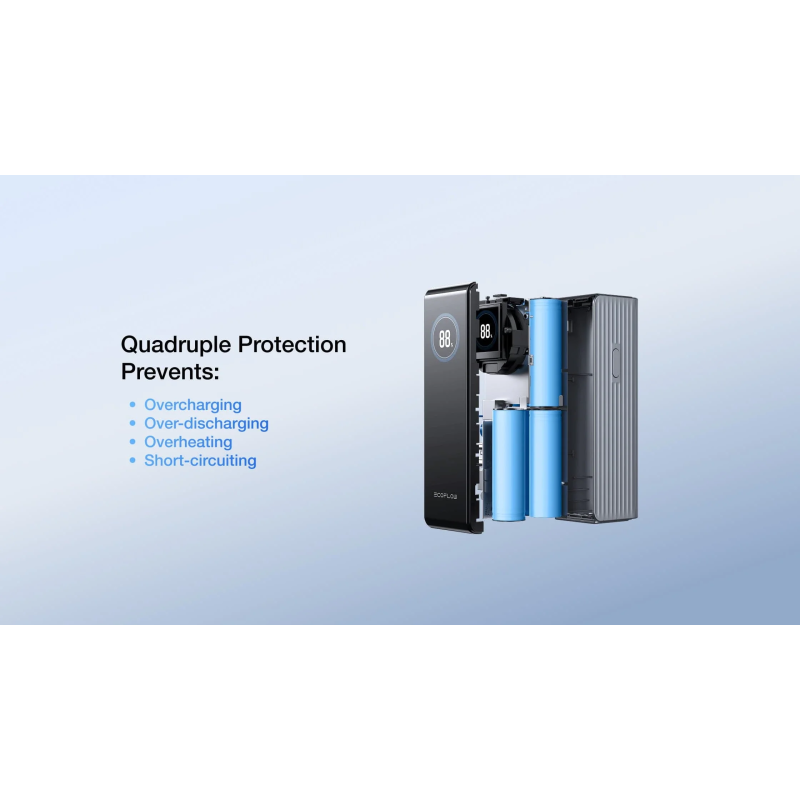 EcoFlow Charge Powerbank RAPID - 25000mAh 170W Black — Buy in Cyprus with Fast Delivery