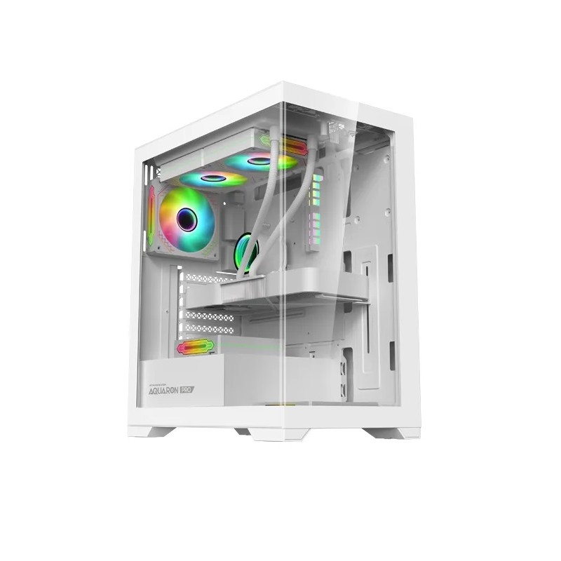 Armaggeddon Aquaron Pro - ATX Gaming Case White — Buy in Cyprus with Fast Delivery