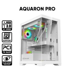 Armaggeddon Aquaron Pro - ATX Gaming Case White — Buy in Cyprus with Fast Delivery